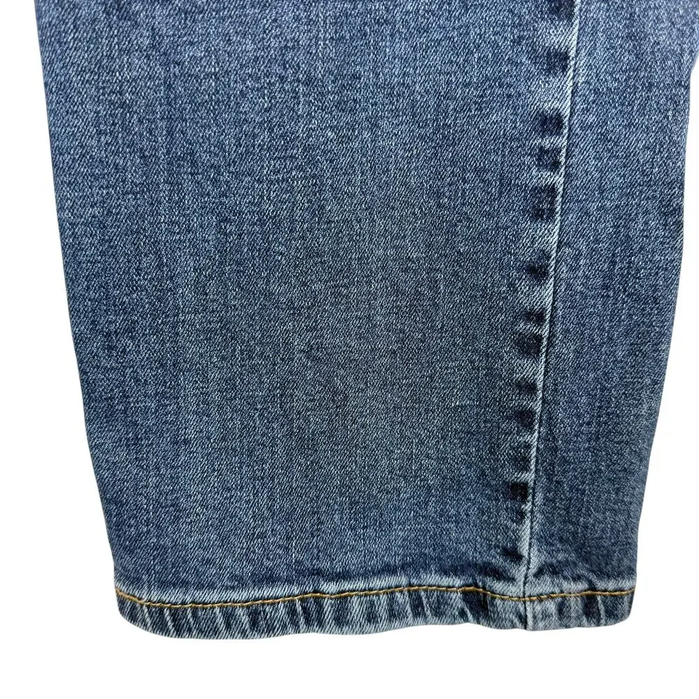 Levi's 514 Jeans Mens 36x32 Blue Denim Stretch Medium Wash Mid-Rise Straight Fit